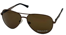 Load image into Gallery viewer, Timberland Brown Mens Metal Aviator Sunglass, Brown Lens TB7172 50E