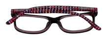 Load image into Gallery viewer, Cosmopolitan Women's Purple Rectangle Plastic Reading Glass C201 53mm 2.0X