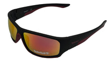 Load image into Gallery viewer, Timberland Mens Sunglass Matte Black Rectangle Sunglass Red Flash Lens TB7178 2U