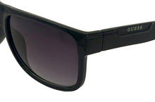 Load image into Gallery viewer, Guess Sunglass Matte Blue Mens Plastic Square, Smoke Lens GF0187. 91B