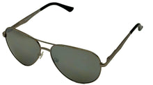 Load image into Gallery viewer, Timberland Gunmetal Mens Metal Aviator Sunglass, Light Flash Lens TB7172 8C