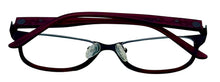 Load image into Gallery viewer, Cosmopolitan Women's Purple Rectangle Plastic Reading Glass C100 52mm 2.0X