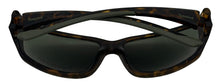Load image into Gallery viewer, Timberland Mens Sunglass Dark Havana Rectangle, Green Lens Plastic TB7152 52N