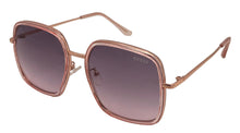 Load image into Gallery viewer, Guess Sunglass Womens Rose Gold Oversized Square Plastic, GF0389. 28T