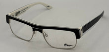 Load image into Gallery viewer, Electric Mens Eyeglass Plastic Rectangle Mutiny.5 Black n White. 54mm Electric