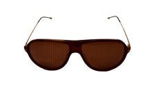 Load image into Gallery viewer, John Varvatos Mens Brown Plastic Aviator Sunglass, Brown Lens V778
