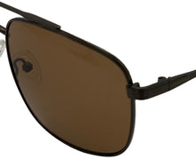 Load image into Gallery viewer, Timberland Dark Ruthenium Mens Metal Rectangle Aviator Sunglass, TB7257. 12E