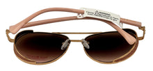 Load image into Gallery viewer, Isaac Mizrahi Womens Rose Gold Metal Fashion Aviator Sunglass IM31257 RG
