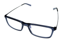 Load image into Gallery viewer, TUMI - VTU800 Unisex Reading Glasses 2.0X - Blue Light Blocking Eyeglasses for Men & Women - Stylish Rectangle Shape Eyewear - 20mm - Crystal Navy