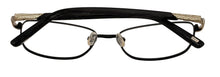 Load image into Gallery viewer, Jones New York Black Mens Metal Rectangle Eyewear Frame, J487 53mm