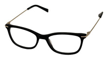 Load image into Gallery viewer, Jones New York Black Gold Womens Plastic Rectangle Eyewear , J241 48mm