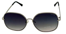 Load image into Gallery viewer, Guess Sunglass Womens Nickeltin Oversized Square Smoke Gradient Lens GF0385. 10B