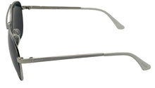 Load image into Gallery viewer, Guess Sunglass Mens Shiny Nickeltin Metal Aviator, Smoke Lens GF0251. 10A