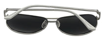 Load image into Gallery viewer, Guess Sunglass Mens Shiny Nickeltin Metal Aviator, Smoke Lens GF0251. 10A