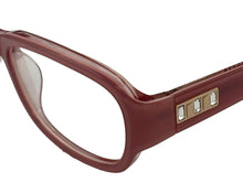 Load image into Gallery viewer, Jones New York Blush Plastic Rectangle Eyewear Frame VJON 791 51mm
