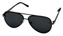 Load image into Gallery viewer, Guess Sunglass Mens Black Metal Aviator, Smoke Mirror Lens GF0172. 8C