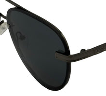 Load image into Gallery viewer, Guess Sunglass Mens Black Metal Aviator, Smoke Mirror Lens GF0172. 8C