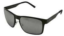Load image into Gallery viewer, Guess Mens Satin Grey Rectangle Wrap Sunglasses, Silver Mirror Lens. GF0197. 20C