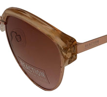 Load image into Gallery viewer, Kenneth Cole Reaction Sunglass Round Beige Rose Gold Metal, Gradient KC1398 47T
