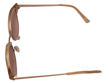 Load image into Gallery viewer, Kenneth Cole Reaction Sunglass Round Beige Rose Gold Metal, Gradient KC1398 47T