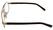 Load image into Gallery viewer, Tumi Mens Stainless Steel Rectangle Eyewear Frame VTU 017 Gold 54mm