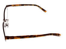 Load image into Gallery viewer, Jones New York Womens Rimless Oval Brown Metal Eyewear Frame. J145 48mm