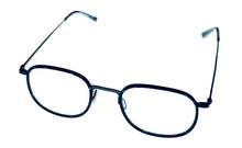 Load image into Gallery viewer, Jones New York Mens Square Blue Tortoise Metal Eyewear Frame, J360. 49mm