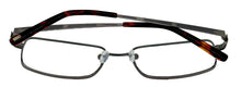 Load image into Gallery viewer, Jones New York Gunmetal Mens Metal Rectangle Eyewear Frame, VJOM371 58mm