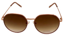 Load image into Gallery viewer, Guess Sunglass Womens Rose Gold Oversized Square Metal, GF0398. 74T