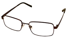 Load image into Gallery viewer, Jones New York Brown Mens Metal Rectangle Eyewear Frame, VJOM371 58mm