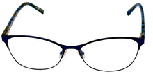 Load image into Gallery viewer, Jones New York Blue Mens Metal Soft Square Eyewear , J491 58mm