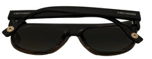 Load image into Gallery viewer, Converse Mens Flat Straight Top Brow Plastic Black Tortoise Sunglass, Smoke Lens H104