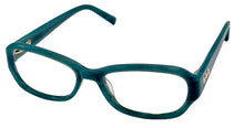 Load image into Gallery viewer, Jones New York Teal Plastic Rectangle Eyewear Frame VJON 791 51mm