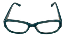 Load image into Gallery viewer, Jones New York Teal Plastic Rectangle Eyewear Frame VJON 791 51mm