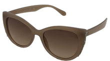 Load image into Gallery viewer, Guess Sunglass Womens Shiny Beige Fashion Cat Eye Plastic Sunglass GF0422. 57F