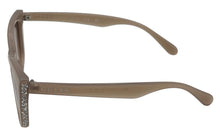 Load image into Gallery viewer, Guess Sunglass Womens Shiny Beige Fashion Cat Eye Plastic Sunglass GF0422. 57F