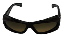 Load image into Gallery viewer, John Galliano Women's Black Rectangle Plastic Sunglasses JG005 1P
