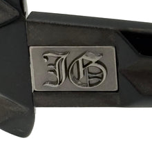 Load image into Gallery viewer, John Galliano Women's Black Rectangle Plastic Sunglasses JG005 1P