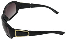 Load image into Gallery viewer, Ellen Tracy Womens Sunglass Plastic Rectangle Black Gold, Gradient Lens ET 517. 1