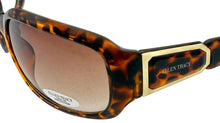 Load image into Gallery viewer, Ellen Tracy Womens Sunglass ET 517 2 Plastic Rectangle Tortoise Gold