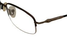 Load image into Gallery viewer, New Balance Mens Taupe Rectangle Rimless Metal Frame 364 3. 53mm