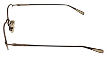 Load image into Gallery viewer, New Balance Mens Taupe Rectangle Rimless Metal Frame 364 3. 53mm
