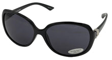 Load image into Gallery viewer, Ellen Tracy Women's Sunglass Black Demi Plastic Rectangle Gradient Lens ET549 3