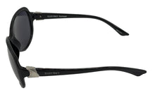Load image into Gallery viewer, Ellen Tracy Women's Sunglass Black Demi Plastic Rectangle Gradient Lens ET549 3