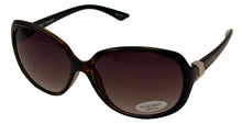 Load image into Gallery viewer, Ellen Tracy Women's Sunglass Brown Demi Plastic Rectangle Gradient Lens ET549 1