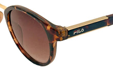 Load image into Gallery viewer, Fila Mens Soft Square Tortoise Gold Sunglass , Brown Gradient Lens SF9280 978