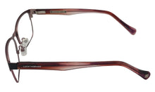 Load image into Gallery viewer, Lucky Womens Ophthalmic Eyeglass Rectangle Stainless Steel D101 Black Metal 53mm