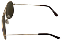 Load image into Gallery viewer, Tony Hawk Mens Sunglass Classic Gold Metal Aviator, Blue Mirror Lens TH47 2