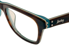 Load image into Gallery viewer, Lucky Brand Mens Ophthalmic Eyeglass Rectangle Brown Plastic Tropic 52mm