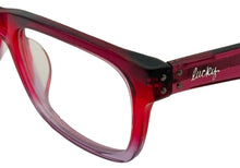 Load image into Gallery viewer, Lucky Brand Mens Eyeglass Rectangle Raspberry Plastic Tropic 52mm